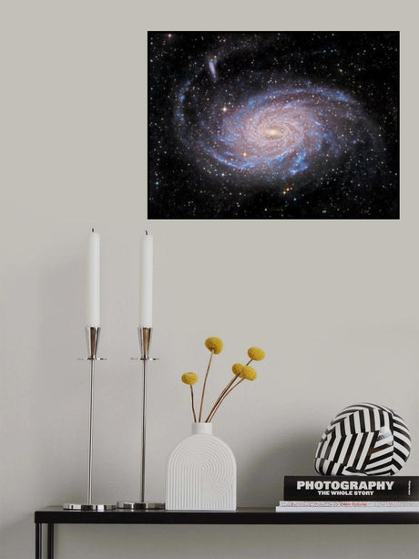 NGC 6744 Galaxy Poster och Canvastavla