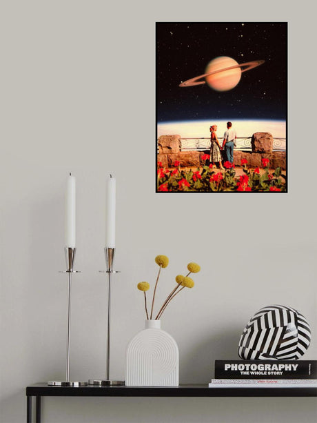 Lovers In Space Poster och Canvastavla