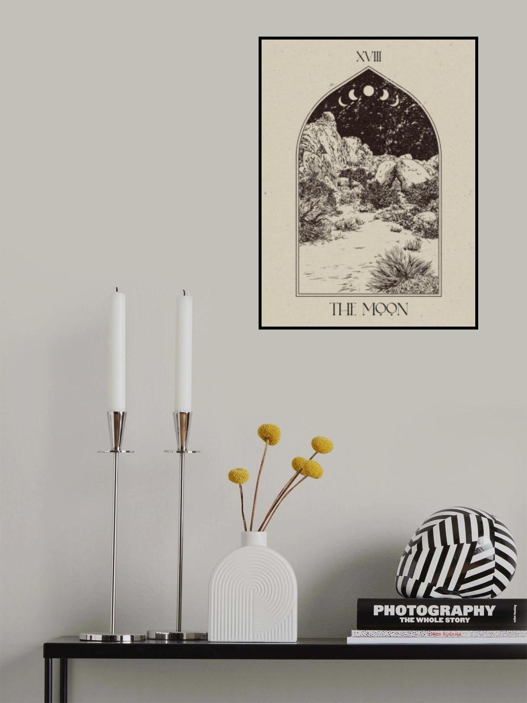 The Moon Poster och Canvastavla