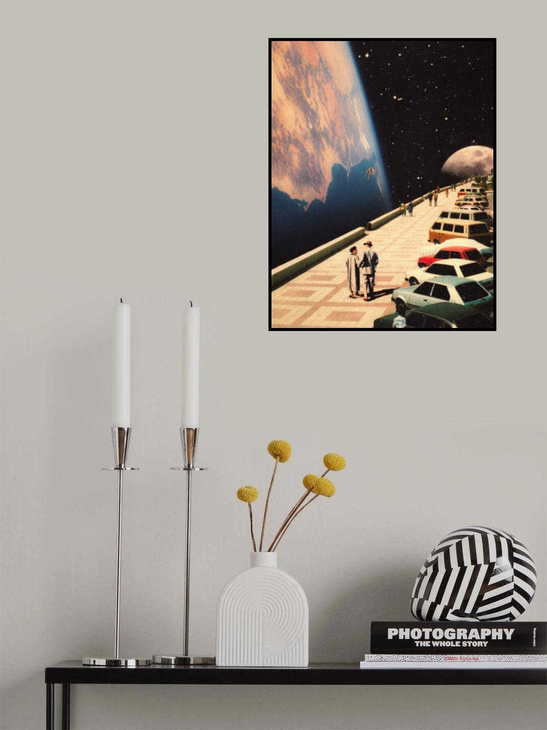 Space Promenade Poster och Canvastavla