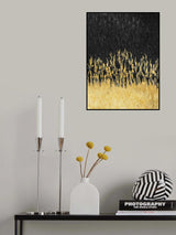 Starry Golden Night Poster och Canvastavla