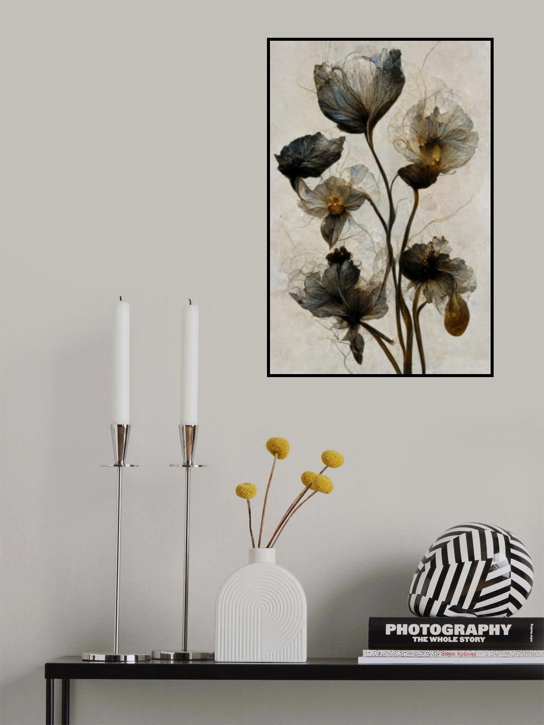 Dry Flowers No 7 Poster och Canvastavla