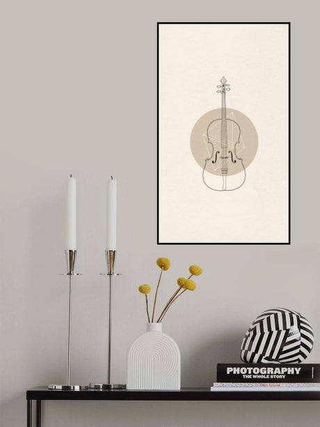 Cello Geo Poster och Canvastavla