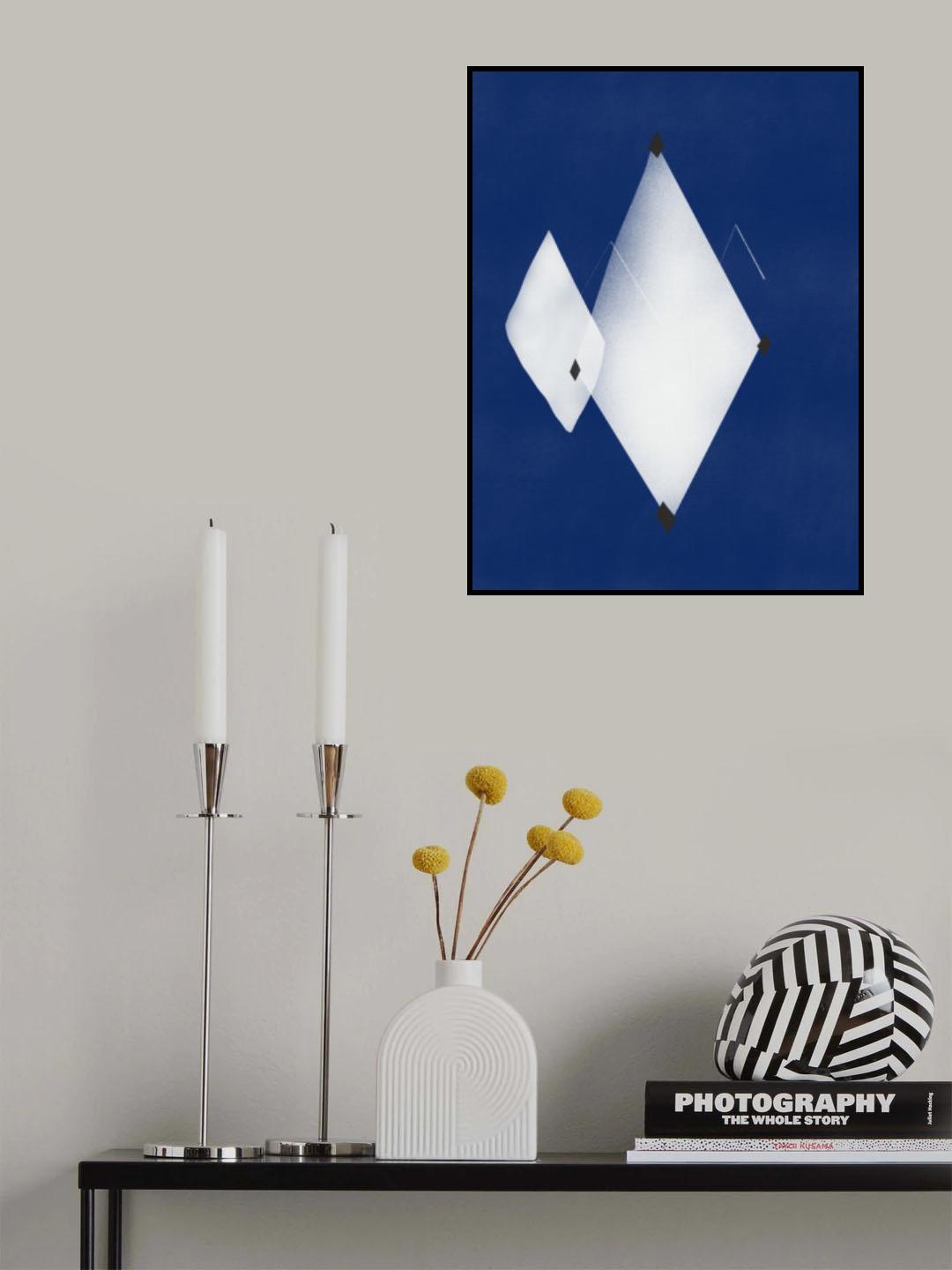 Asymmetrical Diamonds Poster och Canvastavla