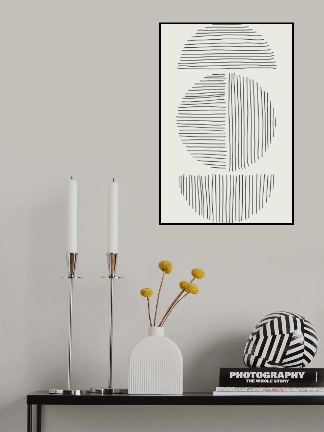 Minimal Circle Series #4 Poster och Canvastavla