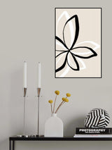 Abstract Flowers Poster och Canvastavla