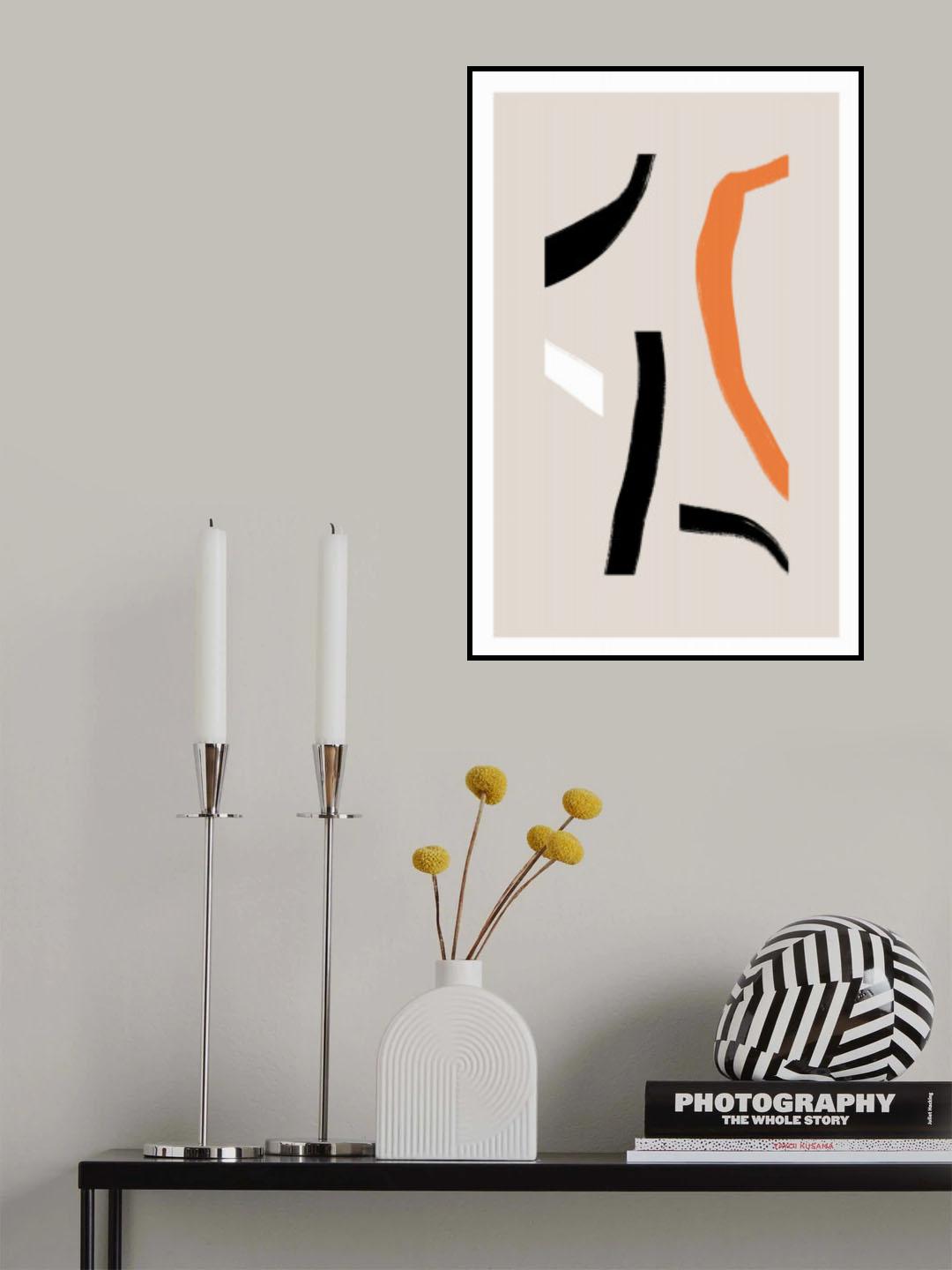 Cropped Shapes Poster och Canvastavla