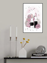 Peony Lipstick Poster och Canvastavla