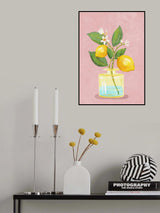 Lemon Bunch In Vase