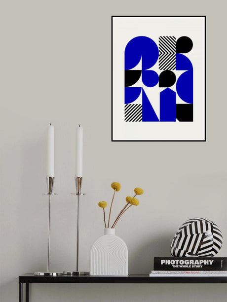 Geometrical Shapes Arrangement Poster och Canvastavla