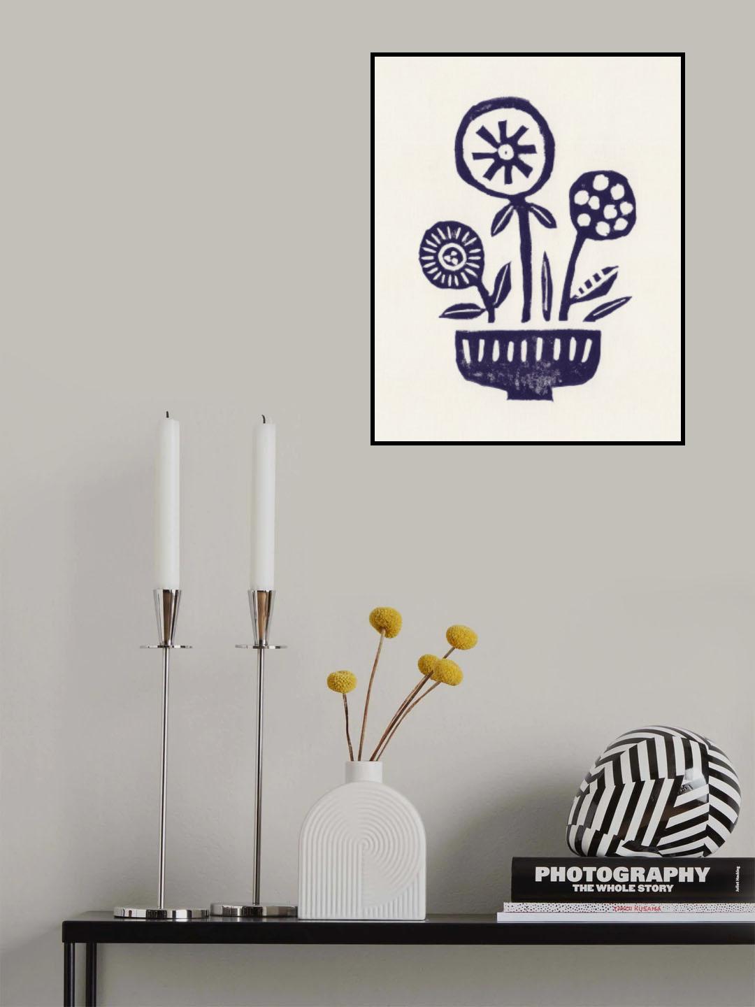 Native Flowers Poster och Canvastavla