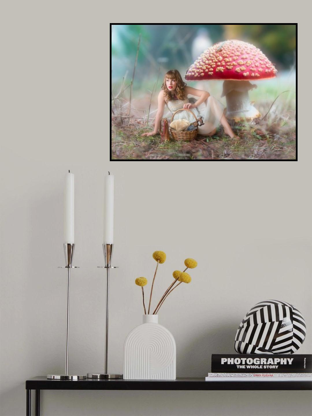 Mushroom Picker Poster och Canvastavla