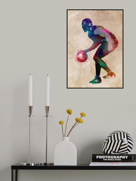 Basketball Sport Art 9 Poster och Canvastavla